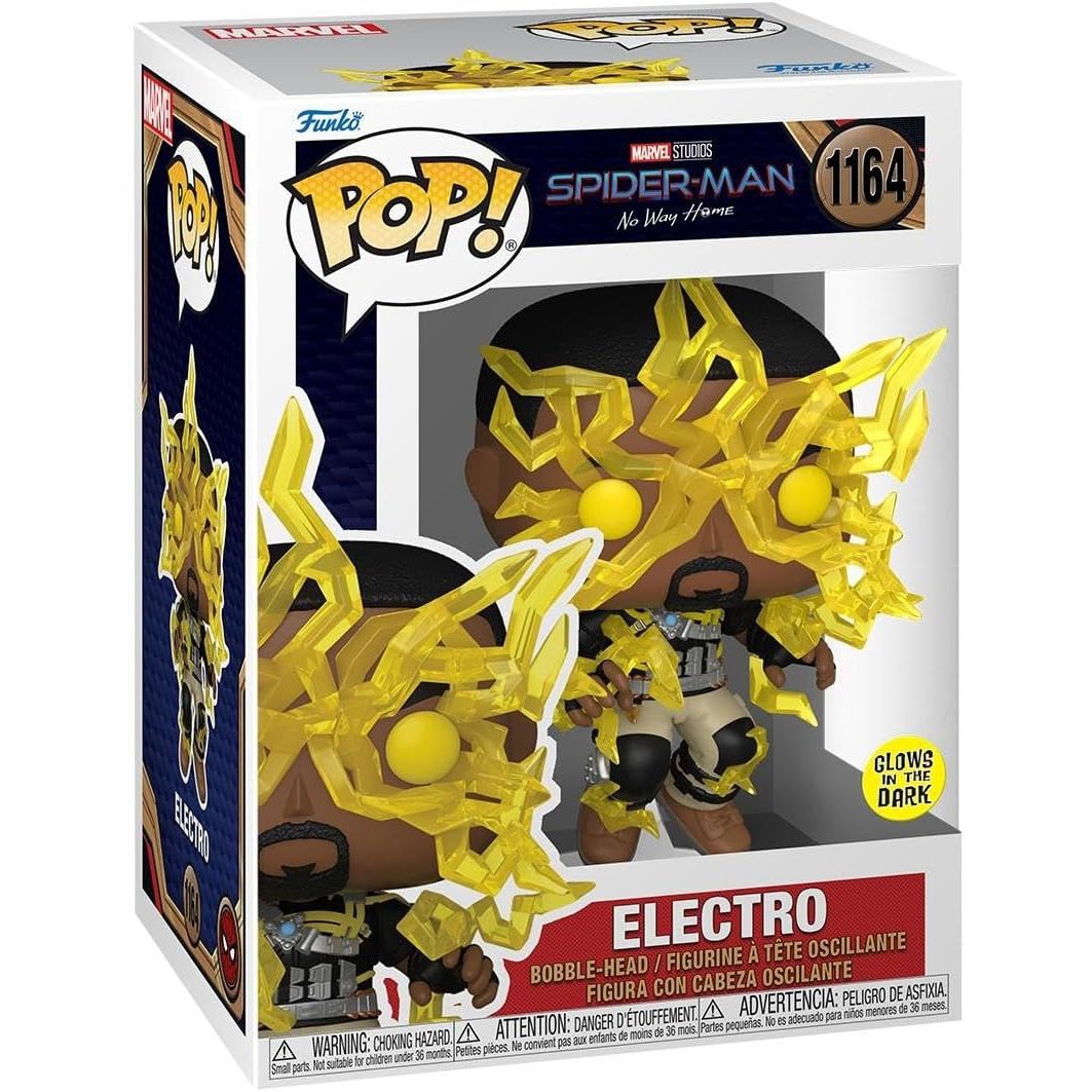 Buy Funko,Funko Pop! & Tee Spider-Man NWH Electro Glow in the Dark Large - Gadcet UK | UK | London | Scotland | Wales| Near Me | Cheap | Pay In 3 | T-Shirts